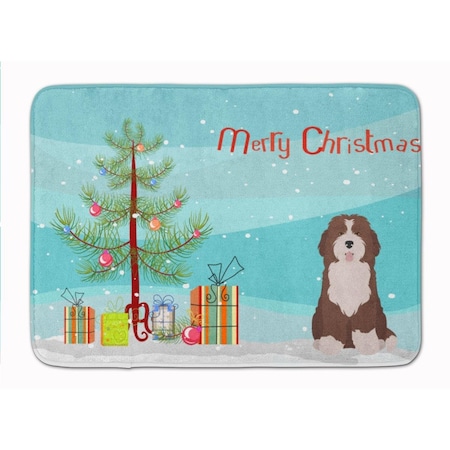 Carolines Treasures Bernedoodle No.2 Christmas Tree Machine Washable Memory Foam Mat CK3886RUG